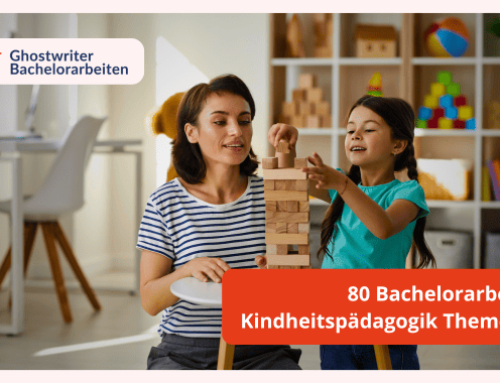 Bachelorarbeit Kindheitspädagogik Themen