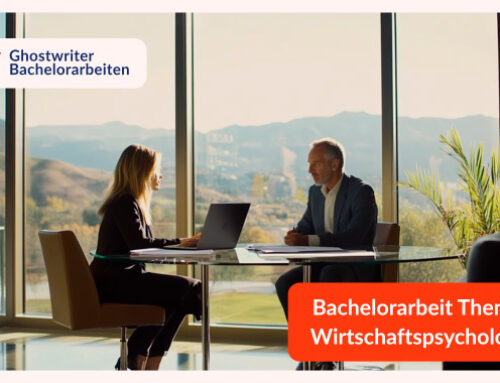 Bachelorarbeit Themen Wirtschafts­psychologie