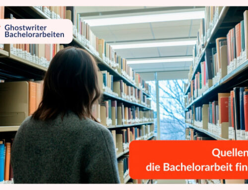 Quellen für die Bachelorarbeit finden