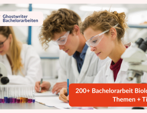 200+ Bachelorarbeit Biologie Themen + Tipps